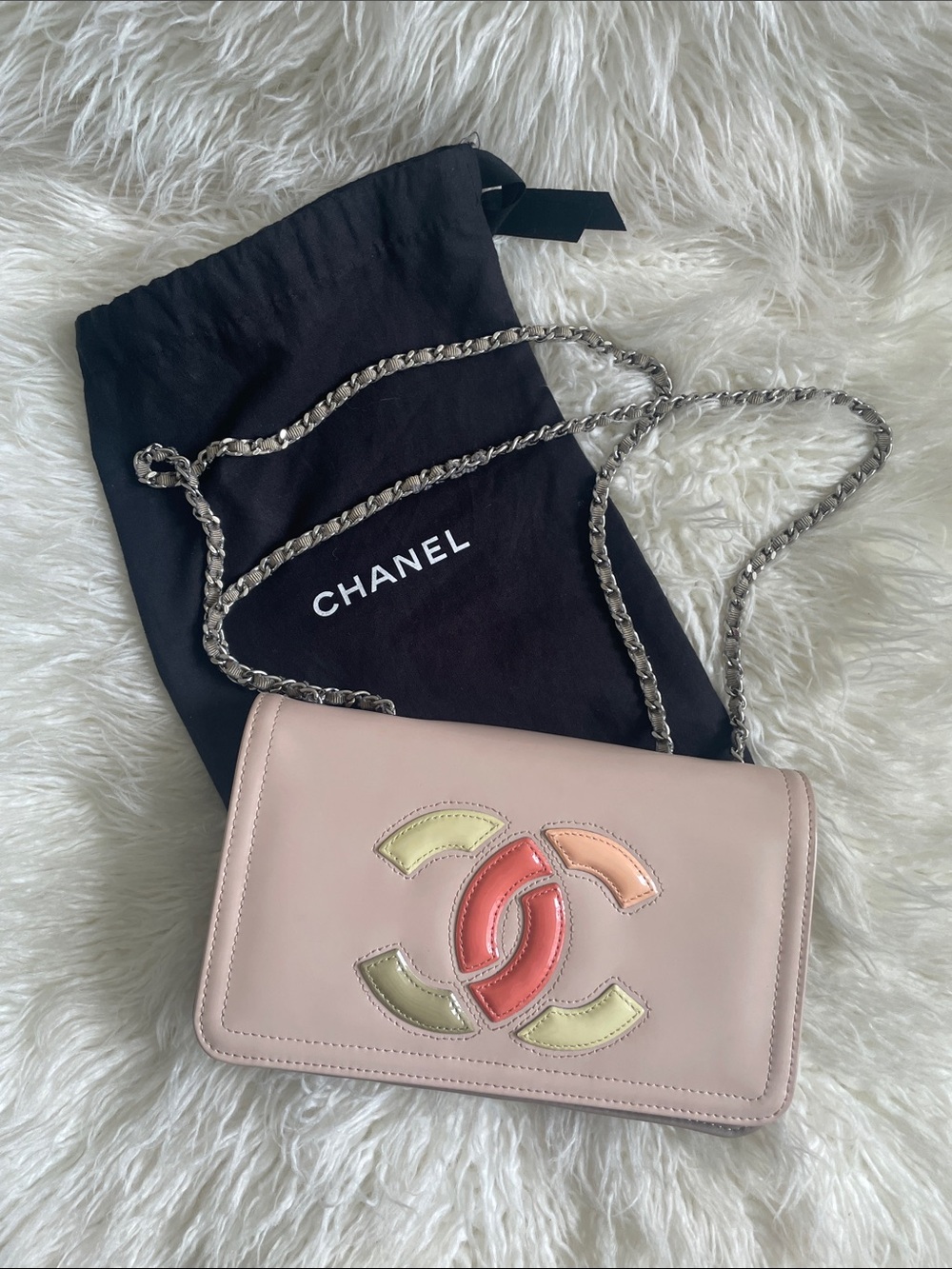 Chanel Patent/Vinyl Leather Crossbody Bag